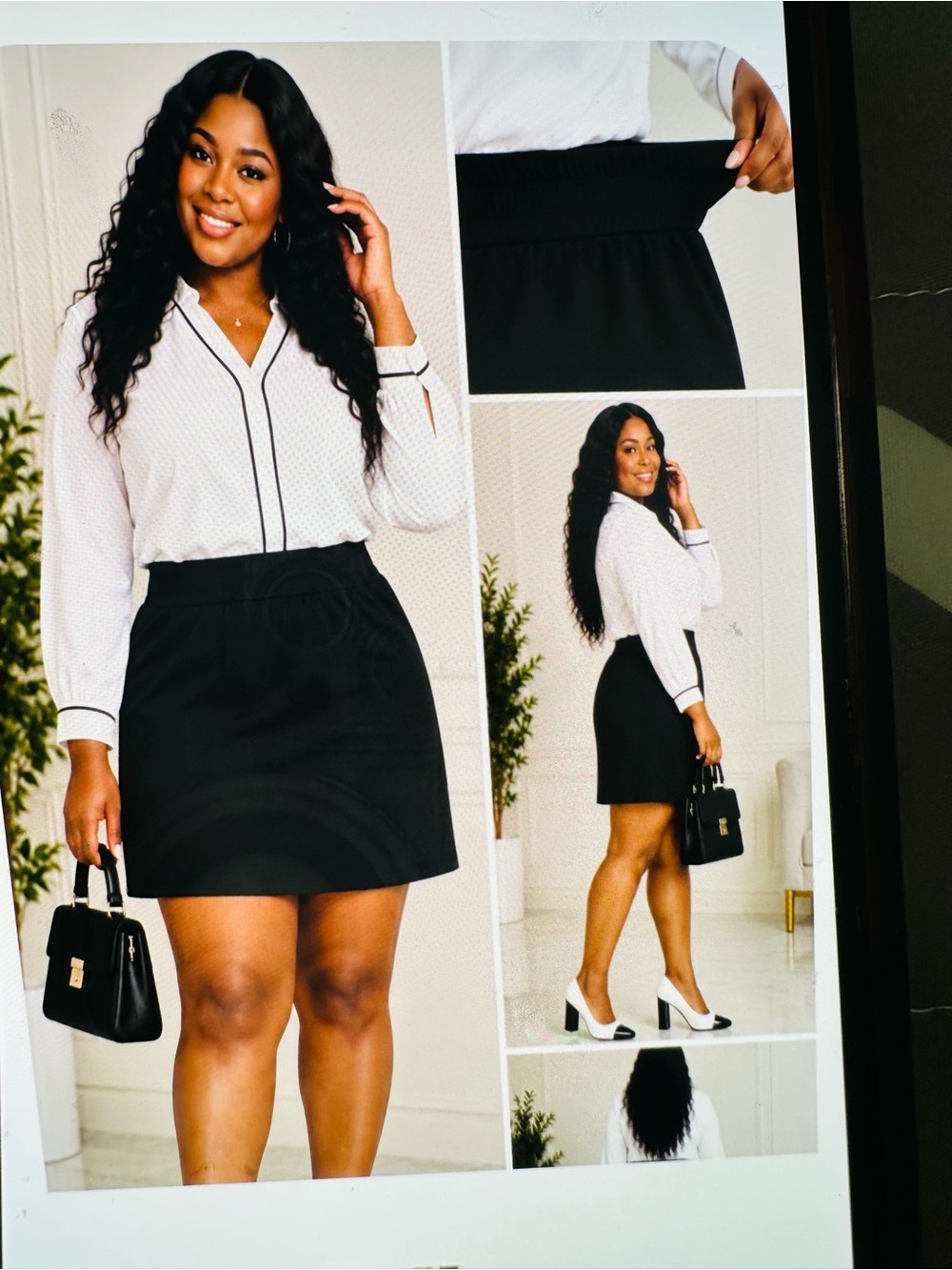 Alfani Black Mini Skirt with Elastic Waistsize 18